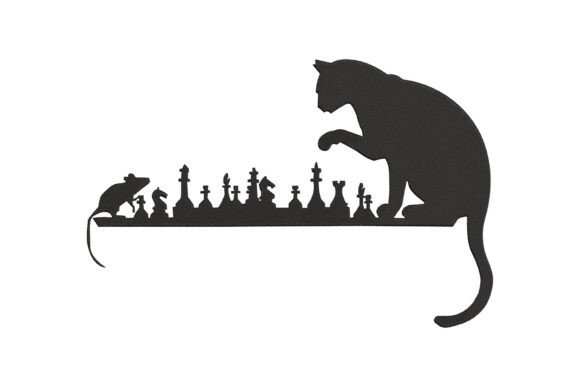 Cat and Mouse Playing Chess: A Designer’s Real-World Embroidery Review