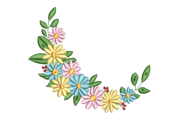 Curved Spring Daisies – Floral Corner Review