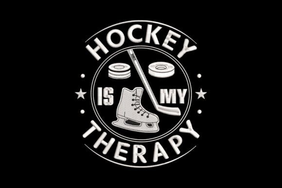 Hockey is My Therapy Embroidery Design Review
