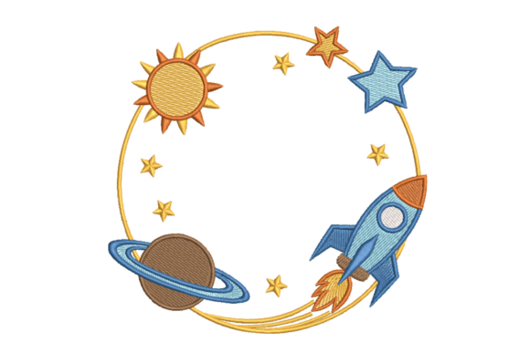Space Rocket Frame: A Boutique Embroidery Review